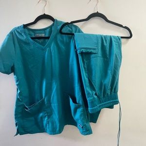 Greys anatomy jogger scrub set